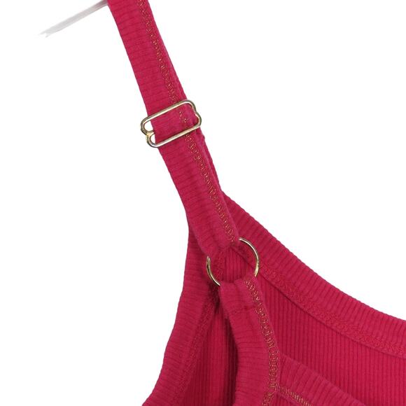 Express Y2k Hot Pink Baby Doll Spaghetti Strap Tank Top XS Cute Summer - Picture 6 of 8